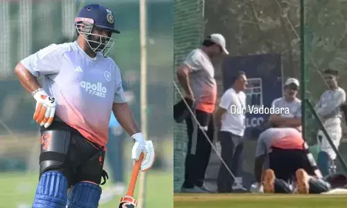 പരിശീലനത്തിനിടെ വേദനകൊണ്ട് പുളഞ്ഞ് ഋഷഭ് പന്ത്; തിരിഞ്ഞുനോക്കാതെ ഗംഭീറും ഗില്ലും?; വീഡിയോ ചർച്ചയാക്കി ആരാധകർ