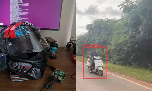 മണ്ടന്മാരെ കണ്ട് മടുത്തു, ഹെൽമെറ്റ് പോലീസ് ഒരു ഉപകരണമാക്കി മാറ്റി; ട്രാഫിക് നിയമങ്ങൾ ലംഘിക്കുന്നവരുടെ വിവരങ്ങൾ ലൊക്കേഷനോടൊപ്പം അതികൃതർക്ക് ലഭിക്കും; എഐ ഹെൽമറ്റുമായി ടെക്കി