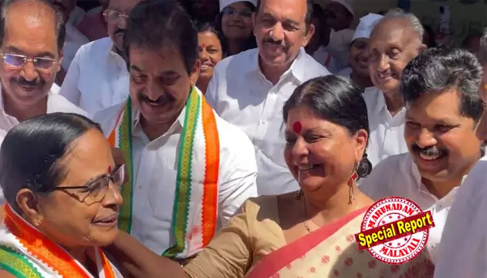 ഐഷാ പോറ്റിയെ റാഞ്ചാന് കെ.സി നടത്തിയത് അതീവ രഹസ്യ നീക്കം; സിപിഎമ്മിന്റെ മൂന്ന് പതിറ്റാണ്ടിലെ പെണ്കരുത്ത് കോണ്ഗ്രസ് പാളയത്തില്; സതീശനും കൊടിക്കുന്നിലും കരുക്കള് നീക്കി; അഖില് മാരാര് വേണ്ടെന്ന് ചെന്നിത്തല പറഞ്ഞത് ഈ രഹസ്യ ഓപ്പറേഷന് അറിഞ്ഞും; ആ ചാണക്യ നീക്കം സിപിഎമ്മിനെ ഞെട്ടിച്ച കഥ ഐഷാ പോറ്റിയെ റാഞ്ചാന് കെ.സി നടത്തിയത് അതീവ രഹസ്യ നീക്കം; സിപിഎമ്മിന്റെ മൂന്ന് പതിറ്റാണ്ടിലെ പെണ്കരുത്ത് കോണ്ഗ്രസ് പാളയത്തില്; സതീശനും കൊടിക്കുന്നിലും കരുക്കള് നീക്കി; അഖില് മാരാര് വേണ്ടെന്ന് ചെന്നിത്തല പറഞ്ഞത് ഈ രഹസ്യ ഓപ്പറേഷന് അറിഞ്ഞും; ആ ചാണക്യ നീക്കം സിപിഎമ്മിനെ ഞെട്ടിച്ച കഥ