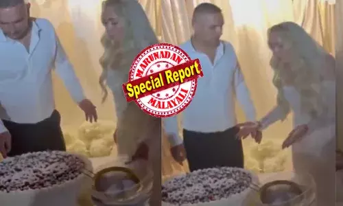 ജീവിതത്തിൽ ഒരിക്കൽ മാത്രം നടക്കുന്ന അപൂർവ്വ നിമിഷം പകർത്താൻ നിൽക്കുന്ന ഫോട്ടോഗ്രാഫർമാർ; വളരെ സന്തോഷത്തോടെ കേക്ക് കട്ട് ചെയ്യാനെത്തിയ നവദമ്പതികൾ; പെട്ടെന്ന് അത് ഒന്ന് ചെറുതായി രുചിച്ച് നോക്കിയ നവവരന് എട്ടിന്റെ പണി; ഞൊടിയിടയിൽ വിവാഹം വരെ മുടങ്ങി; പൊട്ടിക്കരഞ്ഞ് യുവതി