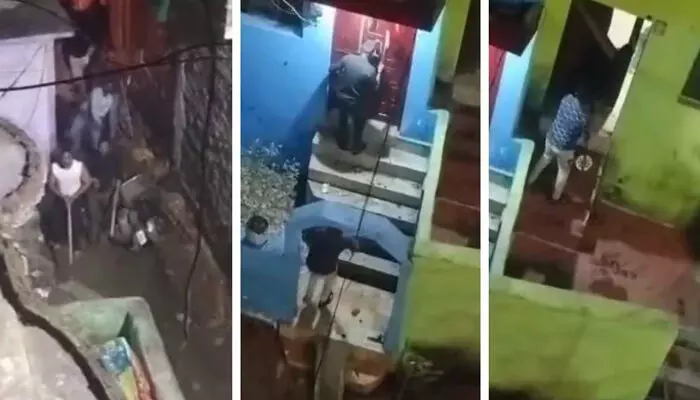 മുൻവൈരാഗ്യത്തിന്റെ പേരിൽ യുവതിയുടെ വീട് ആക്രമിച്ച് ഒരു സംഘം യുവാക്കൾ: വാഹനങ്ങൾ തല്ലി തകർത്തു; മൂന്നുപേർക്കെതിരെ കേസ്; വീഡിയോ വൈറൽ മുൻവൈരാഗ്യത്തിന്റെ പേരിൽ യുവതിയുടെ വീട് ആക്രമിച്ച് ഒരു സംഘം യുവാക്കൾ: വാഹനങ്ങൾ തല്ലി തകർത്തു; മൂന്നുപേർക്കെതിരെ കേസ്; വീഡിയോ വൈറൽ