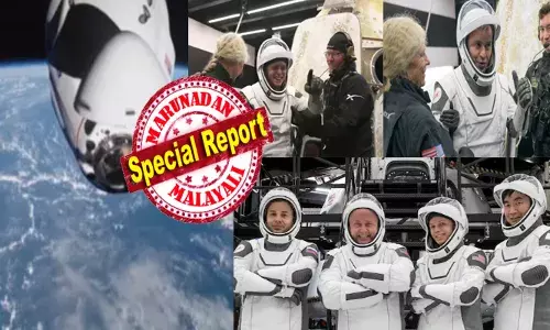 ഒരാൾക്ക് തീരെ വയ്യ..എന്ന് മനസ്സിലാക്കിയതും ആ പടുകൂറ്റൻ പേടകത്തിൽ എങ്ങും ആശങ്ക; നിമിഷ നേരം കൊണ്ട് ബഹിരാകാശത്ത് നിന്ന് ജീവനും കൊണ്ട് പാച്ചിൽ; നാസയുടെ ചരിത്രത്തിലാദ്യമായി ഒരു ദൗത്യം പാതിവഴിയിൽ ഉപേക്ഷിക്കുന്ന കാഴ്ച; ഇനിയും ഉത്തരം കിട്ടാതെ ചോദ്യങ്ങൾ; ഞെട്ടലിൽ ശാസ്ത്രലോകം; അവർ തിരിച്ചുവരാനുള്ള യഥാർത്ഥ കാരണമെന്ത്?