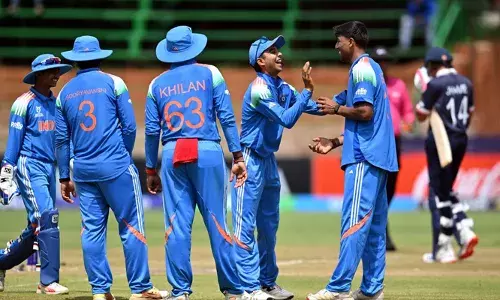 നിരാശപ്പെടുത്തി വൈഭവ് സൂര്യവന്‍ഷി; അണ്ടര്‍ 19 ലോകകപ്പില്‍ ഇന്ത്യക്ക് വിജയത്തുടക്കം; യുഎസ്എയുടെ കുഞ്ഞൻ വിജയലക്ഷ്യം മറികടന്നത് നാല് വിക്കറ്റിന്; ഹെനിൽ പട്ടേൽ കളിയിലെ താരം