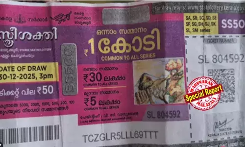 1 കോടി രൂപ ഒന്നാം സമ്മാനം അടിച്ച സ്ത്രീശക്തി ലോട്ടറി തട്ടിയെടുത്ത കേസില്‍ ഒരാള്‍ അറസ്റ്റില്‍; നാലംഗ സംഘത്തിനായി അന്വേഷണം ഊര്‍ജ്ജിതമാക്കി പൊലിസ്; ഭാഗ്യം കടാക്ഷിച്ചിട്ടും അനുഭവിക്കാന്‍ ഭാഗ്യമില്ലാതെ സാദിഖ്
