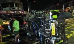 തൃശൂരില്‍ അയ്യപ്പഭക്തര്‍ സഞ്ചരിച്ചിരുന്ന ബസും പിക്കപ്പ് വാനും കൂട്ടിയിടിച്ച് അപകടം; 17 പേര്‍ക്ക് പരിക്ക്