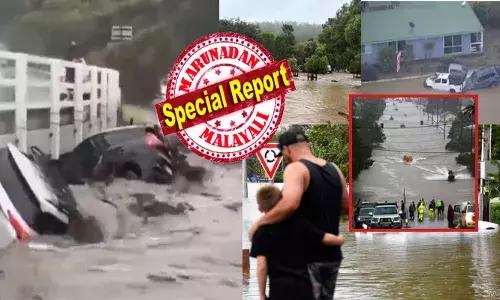 പകുതിയോളം മുങ്ങിയ അംബരചുംബികൾ; അതുവഴി ഒരു ഗതിയുമില്ലാതെ കളിപ്പാട്ടം പോലെ ഒഴുകുന്ന കാറുകൾ; എല്ലാം നിസ്സഹായതോടെ കണ്ടുനിൽക്കുന്ന ജനങ്ങൾ; ഓസ്‌ട്രേലിയയെ നടുക്കി മിന്നൽ പ്രളയം; വൈദ്യുതി ഇല്ലാതെ ആയിരങ്ങൾ ഇരുട്ടിൽ; പ്രദേശങ്ങളിൽ അതിശക്തമായ മഴ; അതീവ ജാഗ്രത