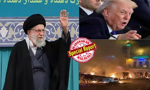 ആയിരങ്ങളെ കൊന്നത് അമേരിക്കയും ഇസ്രായേലും; ട്രംപ് വെറും ക്രിമിനല്‍! ഖത്തറിലെ ഹോട്ടലില്‍ ഒളിച്ചിരിക്കുന്ന യുഎസ് കമാന്‍ഡര്‍മാരുടെ വിവരങ്ങള്‍ പുറത്ത്; ഏത് നിമിഷവും ആക്രമണം പ്രതീക്ഷിക്കാമെന്ന് ഐആര്‍ജിസി; ഇറാനില്‍ യുദ്ധഭീതി പടര്‍ത്തി ഖമേനിയുടെ തീപ്പൊരി പ്രസംഗം; സര്‍ജിക്കല്‍ സ്‌ട്രൈക്ക് നടത്തണമെന്ന് ട്രംപിനോട് റെസ പഹ് ലവി