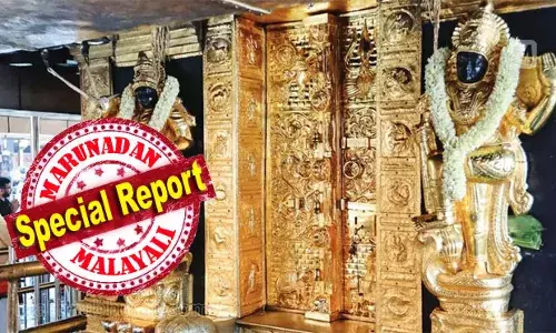 ഉണ്ണികൃഷ്ണന്‍ പോറ്റി കൊണ്ടുപോയി തിരികെയെത്തിച്ച കട്ടിളപ്പാളികളിലും ദ്വാരപാലക ശില്പങ്ങളിലും സ്വര്‍ണ്ണത്തിന്റെ കുറവ്; രാജ്യാന്തര പുരാവസ്തു മാഫിയയുമായി ബന്ധപ്പെട്ട കപൂര്‍ മോഡല്‍ കൊള്ളയാണോ നടന്നതെന്ന് സംശയം; വി എസ് എസി സി റിപ്പോര്‍ട്ട് നിര്‍ണ്ണായകം