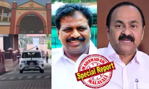 അയ്യോ ചാനല്‍ ബോയ്‌സ്.. എസ്‌കേപ്പ്...! പെരുന്നയില്‍ കൊടിക്കുന്നില്‍ സുരേഷിന്റെ ഒളിച്ചുകളി; മാധ്യമങ്ങളെ കണ്ടതോടെ വാഹനം റിവേഴ്‌സെടുത്തു എസ്‌കേപ്പായി; പണി പാളിയെന്നായപ്പോള്‍ മടങ്ങിയെത്തി; ജി സുകുമാരന്‍ നായരെ കണ്ടശേഷം മടങ്ങി; മാവേലിക്കര എംപി എന്‍എസ്എസ് ആസ്ഥാനത്ത് എത്തിയത് വി ഡി സതീശനെ സുകുമാരന്‍ നായര്‍ വിമര്‍ശിച്ചതിന് പിന്നാലെ; സമുദായ നേതാക്കള്‍ ഉന്നമിടുമ്പോള്‍ സതീശനെ പ്രതിരോധിക്കാതെ നേതാക്കള്‍