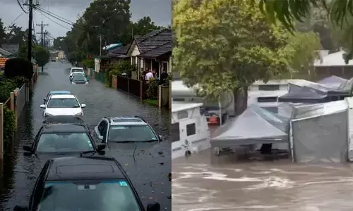 കനത്ത മഴ: ഓസ്‌ട്രേലിയയിലെ സിഡ്നിയില്‍ വെള്ളപ്പൊക്കവും മണ്ണിടിച്ചിലും; വ്യാപക നാശം