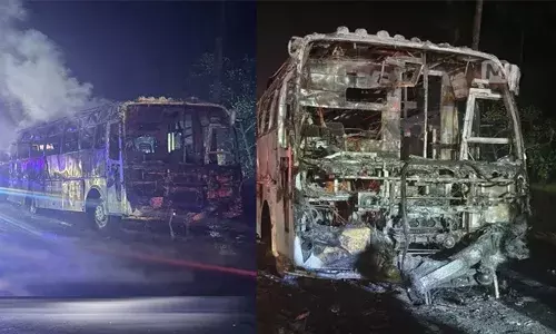 ബസ്സിന്റെ മുന്‍ഭാഗത്ത് നിന്നും പുക; യാത്രക്കാര്‍ ഇറങ്ങിയോടിയതിന് പിന്നാലെ ടൂറിസ്റ്റ് ബസിന് തീപടിച്ചു; തൊട്ടുപിന്നാലെ ബസ് കത്തി ചാമ്പലായി: കോതമംഗലത്ത് ഇന്നലെ രാത്രി ഉണ്ടായ അപകടത്തില്‍ ആര്‍ക്കും പരിക്കില്ല
