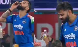 ഇടവേളയില്‍ വെള്ളത്തിനൊപ്പം സപ്പോര്‍ട്ട് സ്റ്റാഫ് നല്‍കിയത് കറുത്ത നിറമുള്ള ദ്രാവകം;  കോലിയുടെ മുഖഭാവം, ചവര്‍പ്പുള്ളതെന്തോ കഴിച്ച പോലെ; മത്സരത്തിനിടെ സൂപ്പര്‍ താരം കുടിച്ചത് എന്തെന്ന് തിരഞ്ഞ് സോഷ്യല്‍ മീഡിയ; അന്ന് യശസ്വി ജയ്‌സ്വാളും കുടിച്ചിരുന്നു