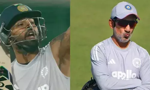 പരിശീലനത്തിനിടെ ഗാലറിയിലുള്ളവരോട് മാറിനിൽക്കാൻ ഹാർദിക്; എങ്ങോട്ട് അടിക്കാനാ പ്ലാനെന്ന ഗംഭീറിന്റെ ചോദ്യത്തിന് മാസ് മറുപടി; സിക്സ് കണ്ട് അന്തം വിട്ട് സൂര്യകുമാർ; വൈറലായി വീഡിയോ