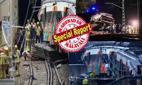 തങ്ങളുടെ മുന്നിൽ എന്ത്..നടക്കുന്നുവെന്ന് പോലും കാണാൻ പറ്റാത്ത രീതിയിൽ കൊടും മഴ; പാളത്തിലെ വെള്ളം ചീറ്റിതെറിപ്പിച്ച് കൊണ്ട് പരമാവധി സ്പീഡിൽ യാത്ര; പെട്ടെന്ന് ഉഗ്ര ശബ്ദം; സ്പെയിനിനെ നടുക്കി വീണ്ടും ട്രെയിൻ അപകടം; മതിലിലേക്ക് ഇടിച്ച് കയറി ലോക്കോ പൈലറ്റിന് ദാരുണാന്ത്യം; തീവണ്ടി ദുരന്തങ്ങളിൽ വിറങ്ങലിച്ച് നാട്; ഒന്നും മിണ്ടാതെ അധികൃതർ