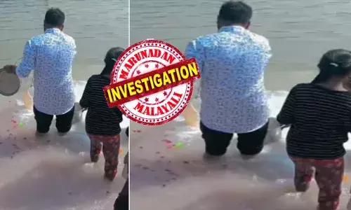 ഒരു വലിയ പാത്രവുമായി കാൽ മുട്ട് വരെയുള്ള വെള്ളത്തിൽ ഇറങ്ങി നിൽക്കുന്ന യുവാവ്; നാല് ചുറ്റുമൊന്ന് നോക്കിയ ശേഷം അതിരുവിട്ട പ്രവർത്തി; ഇതെല്ലാം കണ്ട് നിസ്സഹായതോടെ ഓടിയെത്തിയ കുഞ്ഞുങ്ങളെയും വെറുതെ വിട്ടില്ല; ഗംഗ നദിയിലെ ചില കാണാകാഴ്ചകൾ ഇങ്ങനെ