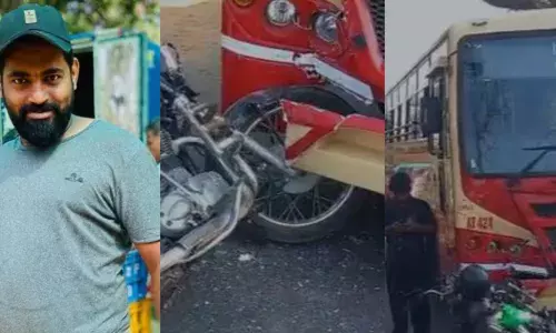 കെഎസ്ആര്‍ടിസി ബസ് ബൈക്കിലിടിച്ച് യുവാവിന് ദാരുണാന്ത്യം; ഡ്രൈവര്‍ ഓടി രക്ഷപ്പെട്ടു