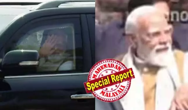 പ്രധാനമന്ത്രി നരേന്ദ്രമോദി തലസ്ഥാനത്ത്; സ്വീകരിച്ച് മുഖ്യമന്ത്രിയും ഗവര്ണറും; പുഷ്പവൃഷ്ടി നടത്തി നിരത്തുകളില് വലിയ സ്വീകരണം ഒരുക്കി ബിജെപി പ്രവര്ത്തകര്; അമൃത ഭാരത് ട്രെയിനുകള് ഉടന് പ്രധാനമന്ത്രി ഫ്ലാഗ് ഓഫ് ചെയ്യും; കേരളത്തിനായി വലിയ പ്രഖ്യാപനം ഉണ്ടാകുമോ എന്നതില് ആകാംക്ഷ പ്രധാനമന്ത്രി നരേന്ദ്രമോദി തലസ്ഥാനത്ത്; സ്വീകരിച്ച് മുഖ്യമന്ത്രിയും ഗവര്ണറും; പുഷ്പവൃഷ്ടി നടത്തി നിരത്തുകളില് വലിയ സ്വീകരണം ഒരുക്കി ബിജെപി പ്രവര്ത്തകര്; അമൃത ഭാരത് ട്രെയിനുകള് ഉടന് പ്രധാനമന്ത്രി ഫ്ലാഗ് ഓഫ് ചെയ്യും; കേരളത്തിനായി വലിയ പ്രഖ്യാപനം ഉണ്ടാകുമോ എന്നതില് ആകാംക്ഷ