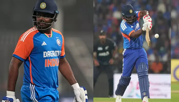 ചേട്ടനെ..കൊണ്ട് ഇനി പറ്റുമെന്ന് തോന്നുന്നില്ല; കഴിവിന്റെ പരമാവധി ശ്രമിച്ചിട്ടും ഒരു മാറ്റവും ഇല്ല; കണ്ടതിൽ വച്ച് ഏറ്റവും മോശം കളിക്കാരൻ; ഗ്രീസിൽ രണ്ടാം തവണയും ദേ..പോയി ദാ വന്നുവെന്ന അവസ്ഥ; സഞ്ജുവിനെ ട്രോളി സോഷ്യൽ മീഡിയ ചേട്ടനെ..കൊണ്ട് ഇനി പറ്റുമെന്ന് തോന്നുന്നില്ല; കഴിവിന്റെ പരമാവധി ശ്രമിച്ചിട്ടും ഒരു മാറ്റവും ഇല്ല; കണ്ടതിൽ വച്ച് ഏറ്റവും മോശം കളിക്കാരൻ; ഗ്രീസിൽ രണ്ടാം തവണയും ദേ..പോയി ദാ വന്നുവെന്ന അവസ്ഥ; സഞ്ജുവിനെ ട്രോളി സോഷ്യൽ മീഡിയ