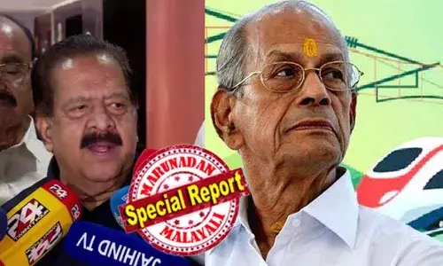 കെ റെയില്‍ ഇല്ലെങ്കില്‍ ആ മഞ്ഞക്കുറ്റികള്‍ ഒന്ന് ഊരി കളയാമോ? തെരഞ്ഞെടുപ്പ് വരാനിരിക്കെ അതിവേഗ റെയില്‍പാത പോലുള്ള പലതും പറയുമെന്ന് രമേശ് ചെന്നിത്തല; അതിവേഗ റെയില്‍പാതയെ സ്വാഗതം ചെയ്യുന്നു എന്ന് കെ വി തോമസും; അതിവേഗ റെയില്‍വേ സംബന്ധിച്ച പതിനഞ്ച് ദിവസത്തിനകം പ്രഖ്യാപനം ഉണ്ടാകുമെന്ന ഇ ശ്രീധരന്റെ വാക്കുകള്‍ക്ക് കാതോര്‍ത്ത് കേരളം