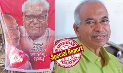 എം.എല്‍.എക്കെതിരെ സാമ്പത്തിക ക്രമക്കേട് ആരോപിച്ച വി. കുഞ്ഞികൃഷ്ണനെ അനുകൂലിച്ച് പയ്യന്നൂരില്‍ പോസ്റ്റര്‍ പ്രത്യക്ഷപ്പെട്ടു; വി.എസിന്റെ ചിത്രത്തിനൊപ്പം വിമത നേതാവും മുന്നോട്ട് ഇനിയും മുന്നോട്ടെന്ന് മുദ്രാവാക്യവും; മുതിര്‍ന്ന നേതാവിനെ പുറത്താക്കാന്‍ ഒരുങ്ങുന്ന നേതൃത്വത്തെ ഭയപ്പെടുത്തുന്നത് ജനവികാരം എതിരാകുമോ എന്ന്