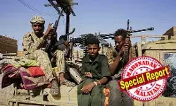 പുസ്തകമേന്തേണ്ടുന്ന കൈകളില്‍ പകരം യന്ത്രത്തോക്കുകള്‍! സോഷ്യല്‍ മീഡിയ വഴി പ്രലോഭിപ്പിക്കപ്പെട്ട് ചിരിച്ചുകൊണ്ട് മരണത്തിലേക്ക് നടന്നുനീങ്ങുന്ന കുരുന്നുകള്‍; പന്ത്രണ്ട് വയസ്സുകാരെ ചാവേറുകളാക്കി സുഡാനിലെ സായുധ സംഘങ്ങള്‍; സുഡാനിലെ നെഞ്ചുപൊള്ളിക്കുന്ന ദൃശ്യങ്ങള്‍ പുറത്ത്!