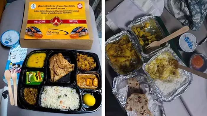 വന്ദേഭാരത് സ്ലീപ്പര് ട്രെയിന്: വിഐപികള് യാത്ര ചെയ്ത ഉദ്ഘാടന ദിനം മാത്രം നല്ല ഭക്ഷണം; സാധാരണക്കാര്ക്കായി സര്വീസ് തുടങ്ങിയപ്പോല് വ്യത്യാസം; ദുരനുഭവം പങ്കുവെച്ച് യാത്രക്കാരന് വന്ദേഭാരത് സ്ലീപ്പര് ട്രെയിന്: വിഐപികള് യാത്ര ചെയ്ത ഉദ്ഘാടന ദിനം മാത്രം നല്ല ഭക്ഷണം; സാധാരണക്കാര്ക്കായി സര്വീസ് തുടങ്ങിയപ്പോല് വ്യത്യാസം; ദുരനുഭവം പങ്കുവെച്ച് യാത്രക്കാരന്