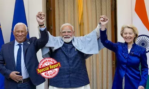 രണ്ട് പതിറ്റാണ്ടിലെ കാത്തിരിപ്പിന് വിരാമം; ചരിത്രം കുറിച്ച് ഇന്ത്യ-യൂറോപ്യന്‍ യൂണിയന്‍ വ്യാപാര കരാര്‍; 99.5% ഉല്‍പ്പന്നങ്ങള്‍ക്കും തീരുവ ഇളവ്; ഇന്ത്യന്‍ ചരിത്രത്തിലെ ഏറ്റവും വലിയ വ്യാപാര ഇടപാടെന്ന് പ്രധാനമന്ത്രി; കയറ്റുമതിക്കാര്‍ക്ക് പ്രതിവര്‍ഷം 44,000 കോടി രൂപ ലാഭിക്കാമെന്ന് യൂറോപ്യന്‍ കമ്മീഷന്‍ അദ്ധ്യക്ഷ; മദര്‍ ഓഫ് ഓള്‍ ഡീല്‍സില്‍ യുഎസിന് കടുത്ത അതൃപ്തി