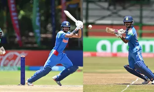 വീണ്ടും ബാറ്റിങ് വെടിക്കെട്ടുമായി വൈഭവ്;  വിഹാന്‍ മല്‍ഹോത്രയ്ക്ക് സെഞ്ചുറി; അര്‍ധസെഞ്ചുറിയുമായി അഭിഗ്യാന്‍ കുണ്ടുവും; അണ്ടര്‍ 19 ലോകകപ്പില്‍ ഇന്ത്യക്ക് മികച്ച സ്‌കോര്‍; സിംബാബ്വെക്ക്  353 റണ്‍സ് വിജയലക്ഷ്യം