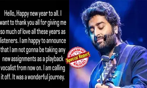 പ്രണയവും വിരഹവും ആ ശബ്ദത്തില്‍ അലിഞ്ഞുചേര്‍ന്നു; അരിജിത് സിംഗിന്റെ പാട്ടുകള്‍ കേള്‍ക്കാതെ ഇന്ത്യക്കാര്‍ക്ക് എന്ത് സംഗീതം? പിന്നണി ഗാനരംഗത്ത് നിന്ന് വിരമിക്കല്‍ പ്രഖ്യാപിച്ച് താരം: ഞാനിത് അവസാനിപ്പിക്കുന്നു; ലക്ഷക്കണക്കിന് ആരാധകരെ ഞെട്ടിച്ച് ഇന്‍സ്റ്റാഗ്രാം പോസ്റ്റ്; സങ്കടത്തിലാഴ്ത്തിയ തീരുമാനത്തിന് പിന്നിലെ രഹസ്യം എന്ത്?