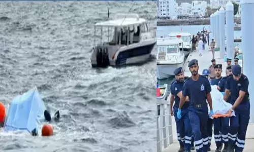 കണ്ടുനിൽക്കുമ്പോൾ തന്നെ പേടിതോന്നുന്ന വിധത്തിൽ ചുറ്റിയടിച്ച് തിരമാലകൾ; പെട്ടെന്ന് കരയിൽ നിന്ന് കുറച്ച് അകലെ ഉഗ്ര ശബ്ദം; ഒമാനിൽ വിനോദസഞ്ചാര ബോട്ട് മറിഞ്ഞ് മൂന്ന് പേർക്ക് ദാരുണാന്ത്യം