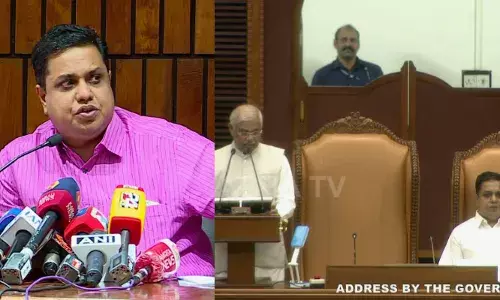 നയപ്രഖ്യാപന പ്രസംഗ വിവാദം: നിയമസഭയിലെ ദൃശ്യങ്ങള്‍ ചോദിച്ച് ഗവര്‍ണര്‍; കത്തിന് മറുപടി നല്‍കില്ലെന്ന് സ്പീക്കര്‍;  ഷംസീറിന്റെ വാര്‍ത്താസമ്മേളനം മര്യാദാ ലംഘനമെന്ന് ലോക്ഭവന്‍; രൂക്ഷമായി വിമര്‍ശിച്ച് വാര്‍ത്താകുറിപ്പ്;  പോര് മുറുകുന്നു