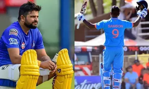 ഫോം താൽക്കാലികം, ലോകകപ്പിൽ സെഞ്ചുറിയടിച്ച് സഞ്ജു ചരിത്രം കുറിക്കും; അവന് അർഹമായ പിന്തുണ നൽകണം; ഞാൻ എന്നെ കാണുന്നത് ആ ഇടം കൈയ്യൻ ബാറ്ററിലെന്നും സുരേഷ് റെയ്ന