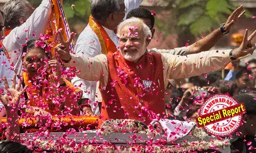 400 കടന്നില്ലെങ്കിലും മോദി അജയ്യന്‍ തന്നെ! ഇന്ന് തിരഞ്ഞെടുപ്പെങ്കില്‍ എന്‍ഡിഎയ്ക്ക് 352 സീറ്റ്; ബിജെപി ഒറ്റയ്ക്ക് ഭൂരിപക്ഷം കടക്കും; വിജയരഥത്തിന് മുന്നില്‍ കിതച്ച് ഇന്ത്യ സഖ്യം; കോണ്‍ഗ്രസിന് കനത്ത പ്രഹരം; വോട്ട് ചോരണമെന്ന രാഹുലിന്റെ പല്ലവി ജനങ്ങള്‍ തള്ളി; ഇന്ത്യ ടുഡേ- സി വോട്ടര്‍ മൂഡ് ഓഫ് ദി നേഷന്‍ സര്‍വേ ഫലങ്ങള്‍ പുറത്ത്