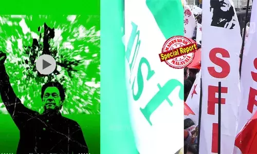 ഇമ്രാന്‍ ഖാന്‍ എങ്ങനെ എംഎസ്എഫിന്റെ ഹീറോയായി? ലീഗിനെ ജമാഅത്തെ ഇസ്ലാമി വിഴുങ്ങുന്നു; തീം സോങ്ങിലെ പാക് സാന്നിധ്യം ചര്‍ച്ചയാക്കി എസ്എഫ്‌ഐ; പാട്ടില്‍ ഇമ്രാനില്ലെന്നും വര്‍ഗീയതയും ഇസ്ലാമോഫോബിയയും വളര്‍ത്താനാണ് എസ്എഫ്‌ഐ ശ്രമിക്കുന്നതെന്ന മറുപടിയുമായി എംഎസ്എഫ്: വിവാദം ഇങ്ങനെ