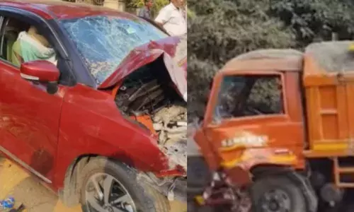 വിനോദയാത്രയ്ക്കിടെ കാറില്‍ ടിപ്പര്‍ ലോറി ഇടിച്ച് അപകടം; കര്‍ണാടക സ്വദേശി മരിച്ചു