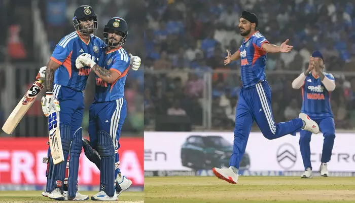 ഇഷാന് കിഷന്റെ മിന്നും സെഞ്ചുറി; ഗ്രീന്ഫീല്ഡില് അഞ്ച് വിക്കറ്റുമായി അര്ഷ്ദീപിന്റെ തിരിച്ചുവരവ്! കാര്യവട്ടത്ത് സഞ്ജു നിരാശപ്പെടുത്തിയിട്ടും റണ്മഴയില് ആരാധകരുടെ മനംനിറച്ച് ടീം ഇന്ത്യ; ന്യൂസിലന്ഡിനെ 46 റണ്സ് കീഴടക്കി; ലോകകപ്പ് മുന്നൊരുക്കം ആവേശകരം ഇഷാന് കിഷന്റെ മിന്നും സെഞ്ചുറി; ഗ്രീന്ഫീല്ഡില് അഞ്ച് വിക്കറ്റുമായി അര്ഷ്ദീപിന്റെ തിരിച്ചുവരവ്! കാര്യവട്ടത്ത് സഞ്ജു നിരാശപ്പെടുത്തിയിട്ടും റണ്മഴയില് ആരാധകരുടെ മനംനിറച്ച് ടീം ഇന്ത്യ; ന്യൂസിലന്ഡിനെ 46 റണ്സ് കീഴടക്കി; ലോകകപ്പ് മുന്നൊരുക്കം ആവേശകരം