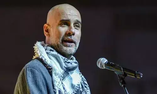 അമ്മയെവിടെയെന്ന് ചോദിച്ച് കരയുന്ന ഒരു കുഞ്ഞിന്റെ വീഡിയോ കണ്ടു; ഗസ്സയെ നമ്മൾ ഒറ്റക്കാക്കി, ഉപേക്ഷിച്ചു; താൻ നിഷ്പക്ഷനല്ല, ഫലസ്തീനിയനാണെന്ന് പെപ് ഗ്വാർഡിയോള