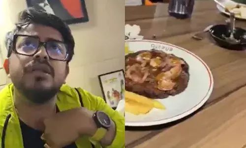 ഓ..അപ്പൊ..അതാണ് പ്രശ്‌നം; ഹോട്ടലിൽ കയറിയ യുവാവ് ഓർഡർ ചെയ്തത് മട്ടൺ സ്റ്റേക്ക്; പക്ഷെ കൊണ്ട് വന്നത് മറ്റൊരു വിഭവം; വിളമ്പിയ ജീവനക്കാരന് എട്ടിന്റെ പണി