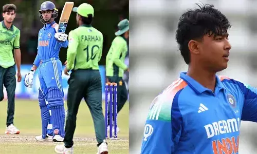 26 റൺസിനിടെ വീണത് 6 വിക്കറ്റുകൾ; കയ്യിലിരുന്ന മത്സരം കളഞ്ഞു കുളിച്ച് പാക്കിസ്ഥാൻ; ഏഷ്യാ കപ്പ് ഫൈനലിലെ തോൽവിക്ക് മധുരപ്രതികാരം; ജയം 58 റൺസിന്; അണ്ടർ 19 ലോകകപ്പിൽ ഇന്ത്യ സെമിയിൽ