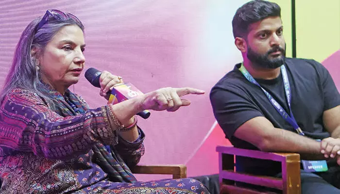 സാമൂഹിക മാറ്റത്തിനുവേണ്ടി കൂടിയുള്ളതാകണം കല; കാതൽ പോലൊരു സിനിമ ചെയ്യാൻ ഹിന്ദിയിലെ സൂപ്പർ താരങ്ങൾക്ക് ധൈര്യമുണ്ടാകുമോ എന്ന് അത്ഭുതപ്പെട്ടുവെന്നും ശബാന ആസ്മി സാമൂഹിക മാറ്റത്തിനുവേണ്ടി കൂടിയുള്ളതാകണം കല; കാതൽ പോലൊരു സിനിമ ചെയ്യാൻ ഹിന്ദിയിലെ സൂപ്പർ താരങ്ങൾക്ക് ധൈര്യമുണ്ടാകുമോ എന്ന് അത്ഭുതപ്പെട്ടുവെന്നും ശബാന ആസ്മി