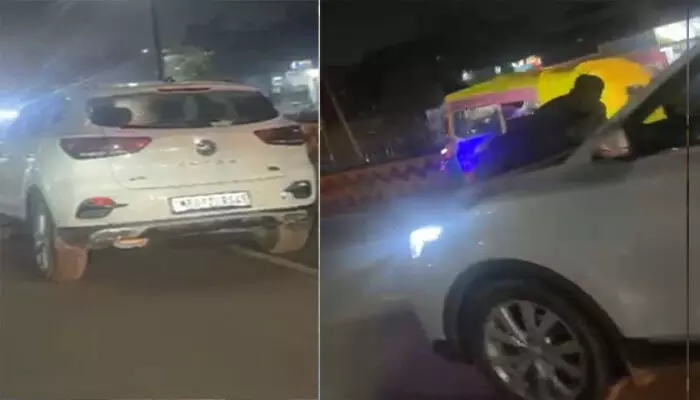 വാഹനാപകടത്തെത്തുടർന്ന് തർക്കം; പിന്നാലെ വിരമിച്ച സൈനികനെ ഇടിച്ചിട്ട് ബോണറ്റിൽ കിടത്തി പാഞ്ഞ് കാർ; ഒരു കിലോമീറ്ററോളം ദൂരം വലിച്ചിഴച്ച ശേഷം റോഡിൽ തള്ളിയിട്ട് കടന്ന് യുവാക്കൾ വാഹനാപകടത്തെത്തുടർന്ന് തർക്കം; പിന്നാലെ വിരമിച്ച സൈനികനെ ഇടിച്ചിട്ട് ബോണറ്റിൽ കിടത്തി പാഞ്ഞ് കാർ; ഒരു കിലോമീറ്ററോളം ദൂരം വലിച്ചിഴച്ച ശേഷം റോഡിൽ തള്ളിയിട്ട് കടന്ന് യുവാക്കൾ