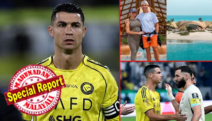 കടലിന് നടുവിൽ കോടികളുടെ ആഡംബര വില്ല; ആഴ്ചയിൽ 38 കോടി ശമ്പളം, എന്നിട്ടും കൊമ്പുകോർത്ത് സിആർ7; എതിർ ടീമുകൾ ശക്തരാവുമ്പോൾ, അൽ-നാസറിന് ട്രാൻസ്ഫർ വിപണിയിൽ തണുപ്പൻ മട്ട്; സൗദിയിൽ പണിമുടക്കി റൊണാൾഡോ; സൂപ്പർ താരത്തിന്റെ നീക്കത്തിൽ ക്ലബ്ബും പ്രതിരോധത്തിലാകുമ്പോൾ