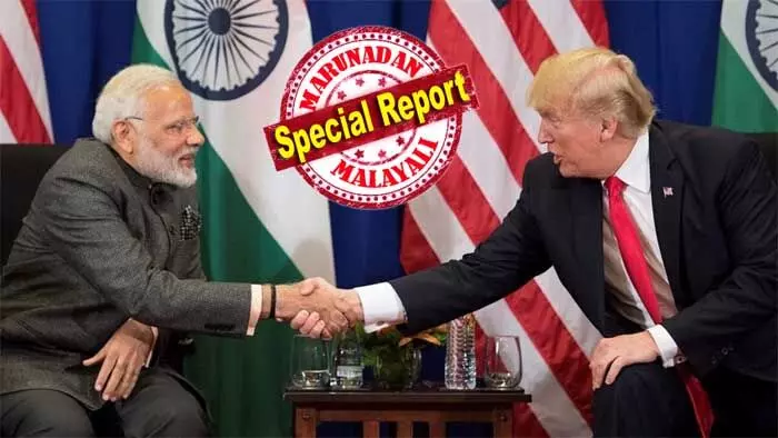 ഇന്ത്യ-യുഎസ് വ്യാപാര കരാറില് ധാരണയായി; ഇറക്കുമതി തീരുവ 25 ശതമാനത്തില് 18 ശതമാനമായി കുറച്ചു; ഇന്ത്യ, റഷ്യന് എണ്ണ വാങ്ങുന്നത് അവസാനിപ്പിക്കാന് ധാരണയെന്ന് ട്രംപ്; പ്രധാനമന്ത്രി നരേന്ദ്ര മോദിയുമായുള്ള അടുത്ത സൗഹൃദമാണ് കരാര് വേഗത്തിലാക്കാന് സഹായിച്ചത്; ഇന്ത്യയുമായി മികച്ചൊരു കരാറില് ഞങ്ങള് എത്തിയതായും അമേരിക്കന് പ്രസിഡന്റ് ഇന്ത്യ-യുഎസ് വ്യാപാര കരാറില് ധാരണയായി; ഇറക്കുമതി തീരുവ 25 ശതമാനത്തില് 18 ശതമാനമായി കുറച്ചു; ഇന്ത്യ, റഷ്യന് എണ്ണ വാങ്ങുന്നത് അവസാനിപ്പിക്കാന് ധാരണയെന്ന് ട്രംപ്; പ്രധാനമന്ത്രി നരേന്ദ്ര മോദിയുമായുള്ള അടുത്ത സൗഹൃദമാണ് കരാര് വേഗത്തിലാക്കാന് സഹായിച്ചത്; ഇന്ത്യയുമായി മികച്ചൊരു കരാറില് ഞങ്ങള് എത്തിയതായും അമേരിക്കന് പ്രസിഡന്റ്