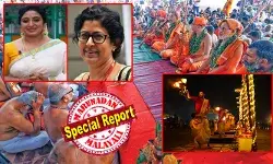 തിരുനാവായയിലേക്ക് ഭക്തജനപ്രവാഹം; ഹിന്ദുവായി ജനിച്ചത് മഹാഭാഗ്യവും അഹങ്കാരവുമായി കാണുന്നു എന്ന് സോനാ നായർ; പുണ്യസ്നാനം നടത്തി ജലജയും; കുംഭമേള കാണാൻ ഒഴുകിയെത്തുന്നത് പതിനായിരങ്ങൾ; മഹാമാഘ മഹോത്സവം സമാപനത്തിലേക്ക് തിരുനാവായയിലേക്ക് ഭക്തജനപ്രവാഹം; ഹിന്ദുവായി ജനിച്ചത് മഹാഭാഗ്യവും അഹങ്കാരവുമായി കാണുന്നു എന്ന് സോനാ നായർ; പുണ്യസ്നാനം നടത്തി ജലജയും; കുംഭമേള കാണാൻ ഒഴുകിയെത്തുന്നത് പതിനായിരങ്ങൾ; മഹാമാഘ മഹോത്സവം സമാപനത്തിലേക്ക്