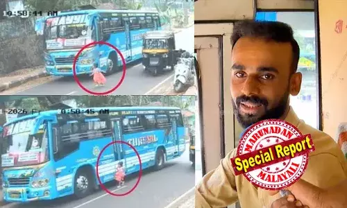 എനിക്കും ആ പ്രായമുള്ള രണ്ട് കുട്ടികളാണുള്ളത്; ഒരു നിമിഷം കുട്ടി ബസിനുള്ളില് കുടുങ്ങിയെന്ന് വിചാരിച്ചു; കൈയും കാലും വിറച്ചുപോയി; പെട്ടെന്ന് കണ്ടു ചവിട്ടി വലത്തോട്ട് വെട്ടിച്ചു; അതിനു ശേഷം പിന്നെ ഇന്നാണ് ബസ് ഓടിക്കുന്നത്; പിഞ്ചുബാലിക അത്ഭുതകരമായി രക്ഷപ്പെട്ടതില് പ്രതികരിച്ച് ബസ് ഡ്രൈവര് ഷിനോജ് എനിക്കും ആ പ്രായമുള്ള രണ്ട് കുട്ടികളാണുള്ളത്; ഒരു നിമിഷം കുട്ടി ബസിനുള്ളില് കുടുങ്ങിയെന്ന് വിചാരിച്ചു; കൈയും കാലും വിറച്ചുപോയി; പെട്ടെന്ന് കണ്ടു ചവിട്ടി വലത്തോട്ട് വെട്ടിച്ചു; അതിനു ശേഷം പിന്നെ ഇന്നാണ് ബസ് ഓടിക്കുന്നത്; പിഞ്ചുബാലിക അത്ഭുതകരമായി രക്ഷപ്പെട്ടതില് പ്രതികരിച്ച് ബസ് ഡ്രൈവര് ഷിനോജ്