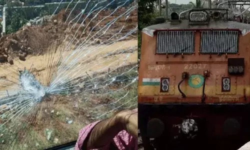 തിരുവനന്തപുരത്ത് ട്രെയിനിന് നേരെ കല്ലേറ്