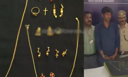 റെയില്‍വേ പ്ലാറ്റ്‌ഫോമില്‍ നിന്ന് മോഷ്ടിച്ചത് യാത്രക്കാരിയുടെ അഞ്ചു പവന്‍ സ്വര്‍ണം; 200 ക്യാമറകള്‍ പരിശോധിച്ച് പ്രതിയെ പിടികൂടി പോലിസ്