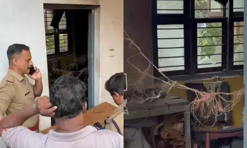 കെട്ടിടത്തിൽ നിന്നും തീയും പുകയും വരുന്നത് കണ്ടത് പ്രഭാത സവാരിക്കിറങ്ങിയവർ; മുറിക്കുള്ളിൽ കത്തികരിഞ്ഞ നിലയിൽ മൃതദേഹം; അന്വേഷണം ആരംഭിച്ച് പോലീസ്