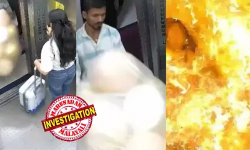 വാതില്‍ അടഞ്ഞതും ലിഫ്റ്റിനുള്ളില്‍ തീഗോളം; അലങ്കാര ബലൂണുകള്‍ പൊട്ടിത്തെറിച്ച് മുംബൈയില്‍ അപകടം; യുവാക്കളും യുവതിയും രക്ഷപ്പെട്ടത് തലനാരിഴയ്ക്ക്; നടുക്കുന്ന സിസിടിവി ദൃശ്യങ്ങള്‍ പുറത്ത്; ഹൈഡ്രജന്‍ ബലൂണുകള്‍ വില്ലനാകുന്നത് ഇങ്ങനെ!