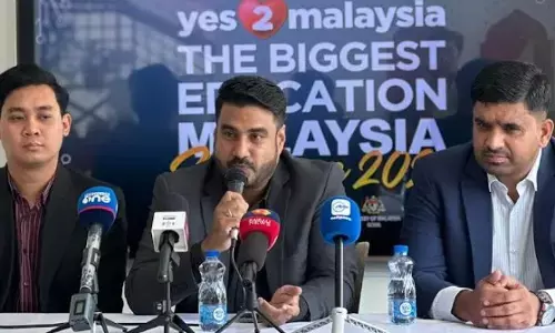 യെസ് ടു മലേഷ്യാ വിദ്യാഭ്യാസ പ്രദര്‍ശനം ഫെബ്രുവരി 6,7 തിയ്യതികളില്‍ സിറ്റി സെന്റര്‍ റൊട്ടാന ഹോട്ടലില്‍